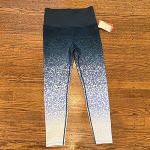 H&M High-Rise Yoga Leggings – Ombre Floral | XS | NWT